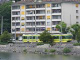 Neuchâtel: souprava tramvají typu Be 4/4 z roku 1981 přijíždí do konečné stanice Place Pury Littorail, 25.6.2014 © Jan Přikryl