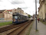 6.7.2016 - Görlitz: párty tramvaj Düwag následuje pravidelný spoj © Dominik Havel