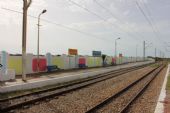 01.06.2016 - station Mahdia Z.T.: nástupiště a koleje směrem k Baghdadi (Monastiru, Sousse) © PhDr. Zbyněk Zlinský