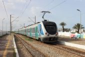 01.06.2016 - station Mahdia Z.T.: EMU 04 jako vlak 542 Mahdia - Sousse Bab Jedid zastavuje na severním zhlaví, ... © PhDr. Zbyněk Zlinský