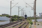 01.06.2016 - station Mahdia Z.T.: EMU 21 přijíždí jako 8 min. opožděný vlak 541 Sousse Bab Jedid - Mahdia © PhDr. Zbyněk Zlinský