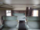 Interiér dolního patra vozu řady DW 5 30-005 společnosti LBE z roku 1936 v části pro 2. třídu, 4.7.2016 © Jan Přikryl