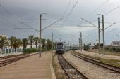 04.06.2016 - gare Mahdia: EMU 20 jako vlak 522 Mahdia - Sousse Bab Jedid © PhDr. Zbyněk Zlinský