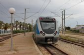 04.06.2016 - gare Mahdia: EMU 20 odjíždí jako vlak 522 Mahdia - Sousse Bab Jedid © PhDr. Zbyněk Zlinský