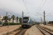 04.06.2016 - gare Mahdia: EMU 21 jako vlak 515/528 ze/do Sousse Bab Jedid © PhDr. Zbyněk Zlinský