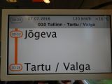 Na trati do Tartu dosahujeme 120 km/h, 7.7.2016 © Jiří Mazal