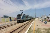 07.06.2016 - station Mahdia Z.T.: EMU 21 přijíždí jako vlak 515 Sousse Bab Jedid - Mahdia Z.T. © PhDr. Zbyněk Zlinský