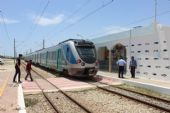 07.06.2016 - station Mahdia Z.T.: EMU 21 přijíždí jako vlak 515 Sousse Bab Jedid - Mahdia Z.T. © PhDr. Zbyněk Zlinský