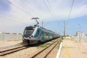 07.06.2016 - station Mahdia Z.T.: EMU 21 odjíždí jako vlak 524 Mahdia Z.T. - Sousse Bab Jedid © PhDr. Zbyněk Zlinský