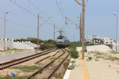 07.06.2016 - station Mahdia Z.T.: EMU 21 odjíždí jako vlak 524 Mahdia Z.T. - Sousse Bab Jedid © PhDr. Zbyněk Zlinský