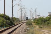 07.06.2016 - Mahdia Zone Touristique: EMU 22 jako vlak 525 Sousse Bab Jedid - Mahdia přijíždí do stanice Mahdia Z.T. © PhDr. Zbyněk Zlinský