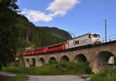 Vlak RE 1121 z Churu do Svatého Mořice na Solisviaduktu; 31.05.2016 © Pavel Stejskal