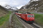 Stroj MGB HGe 4/4-10 mazi Oberalppassem a Andermattem; 31.05.2016 © Pavel Stejskal