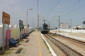 12.06.2016 - station Mahdia Z.T.: EMU 22 přijíždí jako vlak 519 Sousse Bab Jedid - Mahdia © PhDr. Zbyněk Zlinský