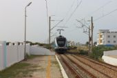 12.06.2016 - station Mahdia Z.T.: EMU 03 odjíždí jako vlak 534 Mahdia - Sousse Bab Jedid © PhDr. Zbyněk Zlinský