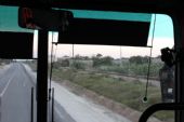14.06.2016 - úsek Mahdia - Bekalta: jedeme po silnici RR 82 podél trati ''métra'' (foto z autobusu) © PhDr. Zbyněk Zlinský