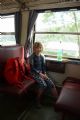 18.08.2016 - Třemešná ve Slezsku: Radka už sedí v úzkém vagónku © Radek Hořínek