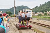 20.8.2016 - Děčín-Loubí, přístav: družstvo Cardofitness Děčín na trati © Jiří Řechka