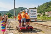 20.8.2016 - Děčín-Loubí, přístav: družstvo PUVPK Děčín na trati © Jiří Řechka