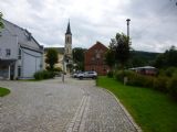 14.8.2016 - Neuhausen, pohled od autobusové zastávky © Marek Vojáček