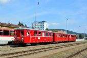 03.09.2016 - Humenné: Vchádza historický motorový vlak z Medzilaboriec © Ondrej Krajňák