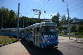 24.08.2016 - Liberec: tramvaj číslo 3 vyjíždí ze smyčky Horní Hanychov © Radek Hořínek