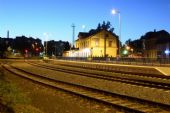 25.08.2016 - Jablonec nad Nisou: večerní pohled na nádraží © Radek Hořínek