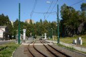 26.08.2016 - Jablonec nad Nisou: pohled na tramvajovou zastávku Brandl © Radek Hořínek