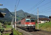 IC 515 z Innsbrucku do Grazu v čele s lokomotivou 1144.081 u zastávky Pfaffenschwendt; 07.09.2016 © Pavel Stejskal