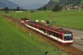 Vlak z Krimmlu do Zell am See řídícím vozem VS 103 v čele na zastávce Walchen; 10.09.2016 © Pavel Stejskal