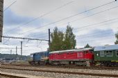 15.10.2016 - Čerčany: 740 392-9+T 478.1215, zneschopněný zvl. vlak KŽC 10051 © Jiří Řechka