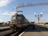 Užhorod, lokomotiva ř. VL11M s vlakem č. 107 do Oděsy, 3.8.2016 © Jiří Mazal