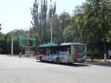 Tiraspol, trolejbus s vlasteneckou reklamou u vlakového nádraží, 6.8.2016 © Jiří Mazal