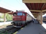 Iași, lokomotiva ř. 40 CFR Călători, 8.8.2016 © Jiří Mazal