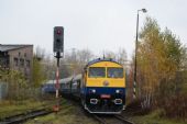 26.10.2016 - Ostrava-Vítkovice, vlečka VŽ: 759.002-9 s Ex 10005 ''Retro Ostravan'' v cíli své cesty © Ing. Miroslav Pösel