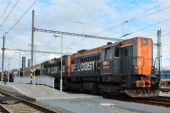 26.10.2016 - Olomouc: Nákladný vlak s rušňami BF Logistic 741 518-5 a 741 517-7 © Ondrej Krajňák