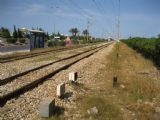 15.06.2012 - Aéroport de Monastir: trať métra se zastávkou Aéroport © PhDr. Zbyněk Zlinský