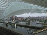 Liège-Guillemins: nezvykle opuštěná, ale nádherná stanice; 1.6.2016 © Libor Peltan