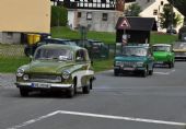 Schmalzgrube, mezi veterány nesměly chybět auta Wartburg a Trabant; 3.7.2016 © Pavel Stejskal