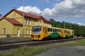 Nádraží Aš město s Regionovou s 814.004; 4.7.2016 © Pavel Stejskal