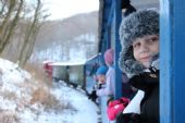 Spokojná tvár jedného z detských cestujúcich, 31.12. 2016, © Ing. Igor Molnár