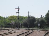 4.11.2016 - Pretória, Rovos Rail Station, odjazdové návestidlá na západnom zhlaví v polohe ''stoj'' ©Juraj Földes