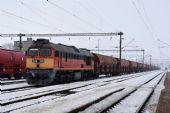 28.1.2017: Nákladní vlak se 628.309 v Nagykanizsi © Pavel Stejskal 