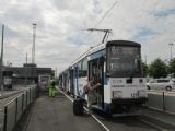 Helsinki: Valmet II v provizorně odsunuté smyčce Länsisatama 30. 6. 2016 © Libor Peltan