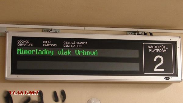 V auguste 2012 sa do Vrbového vydal mimoriadny vlak... 26.08.2012 © Marko Engler