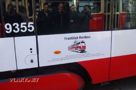 25.3.2017, Praha 6 Královka: křest tramvaje 15T ''František Kardaus'' © Pavel Šmídek