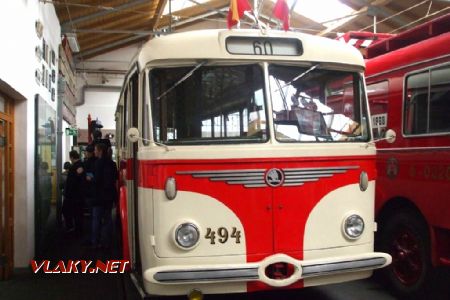 25.3.2017, Praha 6, muzeum MHD: trolejbus 8Tr jezdil od r. 1959 © Pavel Šmídek