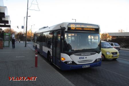 29.12.2016 - Veszprém: dvoudveřová Scania OmniCity u autobusového nádraží © Dominik Havel