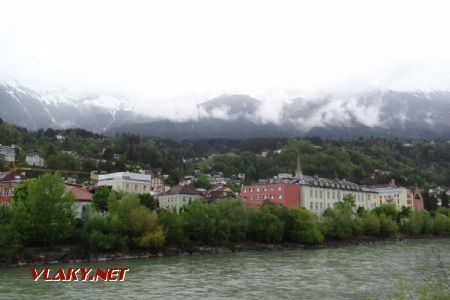 Innsbruck, pohled na řeku Inn © Jiří Mazal, 7.5.2017