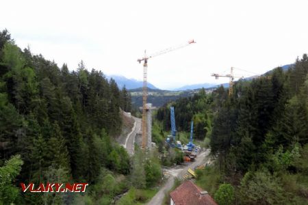 Výstavba nového Mühlgrabenviaduktu © Jiří Mazal, 7.5.2017